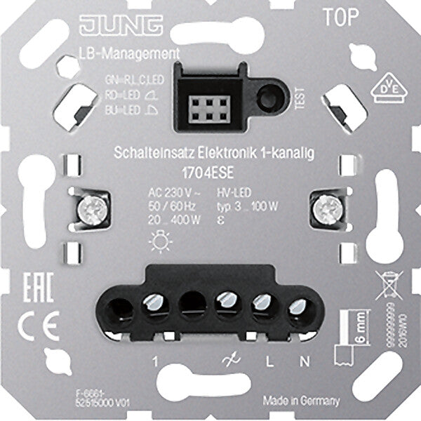 JUNG Schalteinsatz Elektronik 1-kanalig 1704 ESE